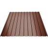 Plotový obojstranne farebný plech Bilka T12, 2000 x 1140mm RAL 8017 (hnedá) lesklá Plotový obojstranne farebný plech Bilka T12, 2000 x 1140mm RAL 8017 (hnedá) lesklá