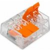 WAGO svorka, 3x0,14-4 mm2 WAGO svorka, 3x0,14-4 mm2