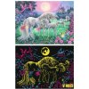 RAVENSBURGER Svítící puzzle Jednorožci za úplňku XXL 100 dílků RAVENSBURGER Svítící puzzle Jednorožci za úplňku XXL 100 dílků