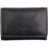 Malá kožená peňaženka Poyem 5216 čierna Malá kožená peňaženka Poyem 5216 čierna