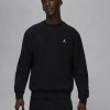 Nike Jordan Men Brooklyn Fleece Crew-Neck Sweatshirt | 0197597000848 | Čierna | XL Nike Jordan Men Brooklyn Fleece Crew-Neck Sweatshirt | 0197597000848 | Čierna | XL