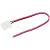 Konektor pre LED pásky Flexibilný jednostranný 2pin 2pin 8mm White Sanico Goldlux Konektor pre LED pásky Flexibilný jednostranný 2pin 2pin 8mm White Sanico Goldlux