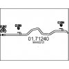 MTS Výfukové potrubie 01.71240 MTS Výfukové potrubie 01.71240
