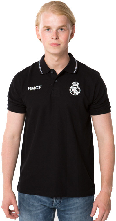 Fan-shop Polo Real Madrid No4 RMCF čierne