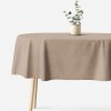 Goldea oválny obrus peru - latte 140 x 280 cm Goldea oválny obrus peru - latte 140 x 280 cm