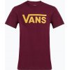 Pánske tričko Vans Mn Vans Classic burgundy/spicy mustard Pánske tričko Vans Mn Vans Classic burgundy/spicy mustard