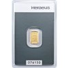 Argor-Heraeus SA. zlatá tehlička 1 g Argor-Heraeus SA. zlatá tehlička 1 g