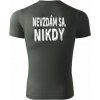 Stymio tričko Nevzdám sa. Nikdy tmavá bridlica