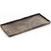 Revol Servírovací tanier SOLSTICE 30 x 13,5 cm zlato porcelán