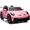 Megacar Detské elektrické autíčko DK-P911 Porsche GT3,EVA kolesá, kožené sedadlo, USB, MP3, Bluetooth, 4x200W, 24V 7Ah, ružové Megacar Detské elektrické autíčko DK-P911 Porsche GT3,EVA kolesá, kožené sedadlo, USB, MP3, Bluetooth, 4x200W, 24V 7Ah, ružové