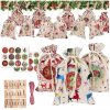 Adventný kalendár DIY Závesné vrecúška Nálepky Adventný kalendár DIY Závesné vrecúška Nálepky
