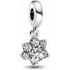 Pandora Trblietavý strieborný prívesok Psie labka 792247C01 Pandora Trblietavý strieborný prívesok Psie labka 792247C01