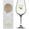 Bella Rose Sklenice na víno Čakám na zlaté prasiatko + vánoční krabička SK Bella Rose Sklenice na víno Čakám na zlaté prasiatko + vánoční krabička SK