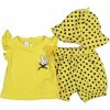 3 dielna letná sada pre bábätko žltá