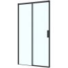 Oltens Breda sprchové dvere 120 cm posuvné čierna matná/priehľadné sklo 21212300