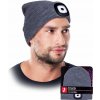 Zimná čiapka Reis Czapka Zimowa Z Wymienną Latarką Ocieplana sivá veľ. univerzálna Zimná čiapka Reis Czapka Zimowa Z Wymienną Latarką Ocieplana sivá veľ. univerzálna