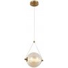 SPLENDOR LED PENDANT 6W 3000K, BRASS+COGNAC GLASS SPLENDOR LED PENDANT 6W 3000K, BRASS+COGNAC GLASS