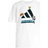 adidas Minecraft Training Tee K KD4434 biele adidas Minecraft Training Tee K KD4434 biele