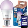 LED žiarovka E27 A60 8,5W = 60W 806lm 2200-6500K RGB + TW Smart SMART WiFi Bluetooth App WiZ Philips LED žiarovka E27 A60 8,5W = 60W 806lm 2200-6500K RGB + TW Smart SMART WiFi Bluetooth App WiZ Philips