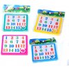 Číselné skládací puzzle barevné Číselné skládací puzzle barevné