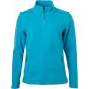 James & Nicholson | JN 781, Dámska mikrofleecová bunda, modrá Turquoise, M James & Nicholson | JN 781, Dámska mikrofleecová bunda, modrá Turquoise, M