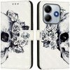 Peňaženkové 3D puzdro na Xiaomi Redmi Note 14 - Lebka Peňaženkové 3D puzdro na Xiaomi Redmi Note 14 - Lebka