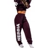 Nebbia Voľné baggy tepláky BOYFRIEND STYLE 432 dark red Nebbia Voľné baggy tepláky BOYFRIEND STYLE 432 dark red