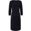 Bellybutton Maternity tehotenské tehotenské šaty midi dlhý rukáv čierne