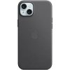 Apple iPhone 15 Plus z tkaniny FineWoven s MagSafe čierny MT423ZM/A Apple iPhone 15 Plus z tkaniny FineWoven s MagSafe čierny MT423ZM/A