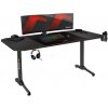 HUZARO Hero 4.7 Black 160cm herný stôl HUZARO Hero 4.7 Black 160cm herný stôl