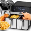 FRITÉZA BEZ OLEJA DVOJKOMOROVÁ 9L AIRFRYER 2500W VEĽKÁ XXL RÚRA FRITÉZA BEZ OLEJA DVOJKOMOROVÁ 9L AIRFRYER 2500W VEĽKÁ XXL RÚRA