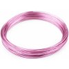 Drôt hliníkový Ø1 mm - 1 ks 3 ružová sv. Drôt hliníkový Ø1 mm - 1 ks 3 ružová sv.