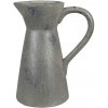 Clayre & Eef Šedý antik keramický dekoračný džbán - 20*13*25 cm - Clayre & Eef Clayre & Eef Šedý antik keramický dekoračný džbán - 20*13*25 cm - Clayre & Eef