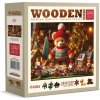 Dřevěné puzzle WOODEN CITY 1010 dílků Vánoční medvídek Dřevěné puzzle WOODEN CITY 1010 dílků Vánoční medvídek