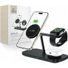 Tech-Protect Bezdrátová nabíječka QI15W-A45 3v1 s magnetickým konektorem MAGSAFE, černá Tech-Protect Bezdrátová nabíječka QI15W-A45 3v1 s magnetickým konektorem MAGSAFE, černá