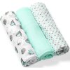 BabyOno Take Care Natural Diapers 70 x 70 Mint 3 ks