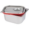 APS Víko s těsněním GN 1/3 325x176 mm 80025 inox černá