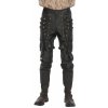 Devil Fashion nohavice gotický Brown Steampunk