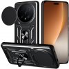 Techsuit – CamShield Series puzdro s posuvným krytom fotoaparátu pre Honor Magic8 Pro – čierne