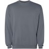 Jaya unisex sveter s okrúhlym výstrihom crewneck sivá dark