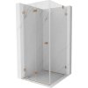 MEXEN/S - Lunar-F sprchovací kút skladacie dvere ľavá 90 x 90, transparent, měď kartáčovaná 836-090-090-65-00-L MEXEN/S - Lunar-F sprchovací kút skladacie dvere ľavá 90 x 90, transparent, měď kartáčovaná 836-090-090-65-00-L