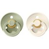 Colour cumliky z prirodneho kaucuku 2ks - velkost 3 - Sage / Ivory Colour cumliky z prirodneho kaucuku 2ks - velkost 3 - Sage / Ivory