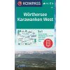 Karvanky, Karawanken, Wörther See (Kompass - 61) - turistická mapa Karvanky, Karawanken, Wörther See (Kompass - 61) - turistická mapa