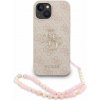 Guess PU 4G Metal Logo Strap Zadní Kryt pro iPhone 15 Pink GUHCP15SP4GMGSP (GUHCP15SP4GMGSP) Guess PU 4G Metal Logo Strap Zadní Kryt pro iPhone 15 Pink GUHCP15SP4GMGSP (GUHCP15SP4GMGSP)