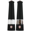 Elektrický mlynček na soľ a korenie 2 dielna sada Berlingerhaus Black Rose Collection BH-9499 Elektrický mlynček na soľ a korenie 2 dielna sada Berlingerhaus Black Rose Collection BH-9499