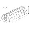 Záhradný fóliovník Lemar AW8 8 m x 3 m x 1,9 m s kvalitnou trojvrstvovou fóliou Záhradný fóliovník Lemar AW8 8 m x 3 m x 1,9 m s kvalitnou trojvrstvovou fóliou