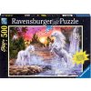 RAVENSBURGER Svietiace puzzle Jednorožce pri rieke 500 dielikov RAVENSBURGER Svietiace puzzle Jednorožce pri rieke 500 dielikov
