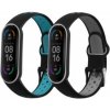 2x Náramok kwmobile Xiaomi Mi Smart Band 6 / Mi Band 6 / Band 5 černá 2x Náramok kwmobile Xiaomi Mi Smart Band 6 / Mi Band 6 / Band 5 černá