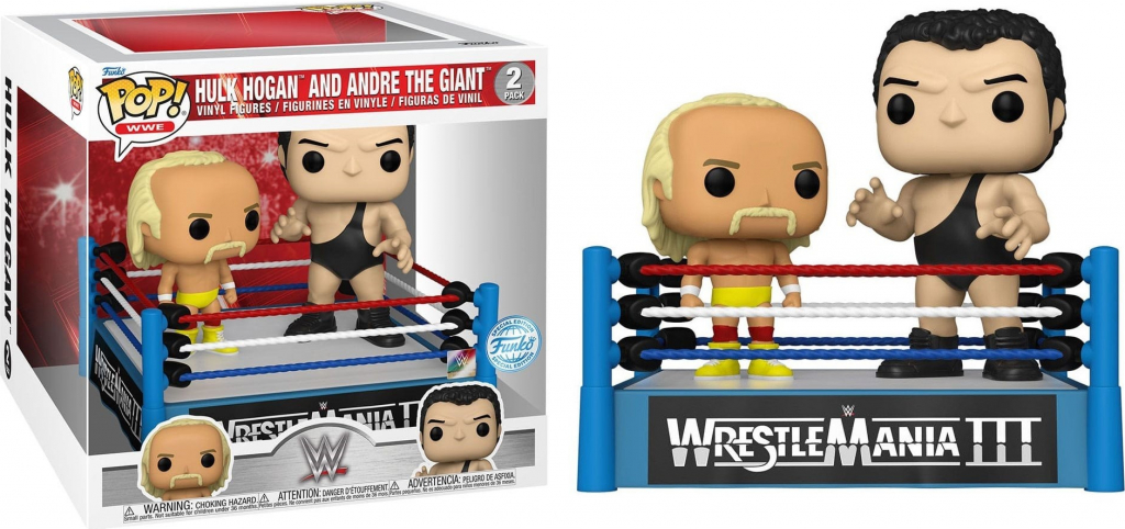 Funko Pop! 2 Pack Hulk Hogan and Andre the Giant WWE Special Edition