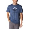 Columbia pánske tričko Zero Ice Cirro-Cool Graphic Tee Cool Grap dark mountain